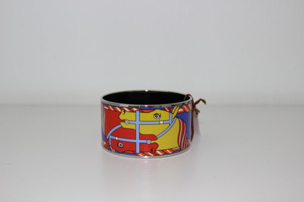 Hermes Quadrige extra wide palladi bangle bracelet - Image 2