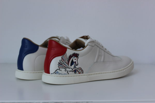 Hermes Quicker pegase pop print top sneaker 38.5 EU - Image 5