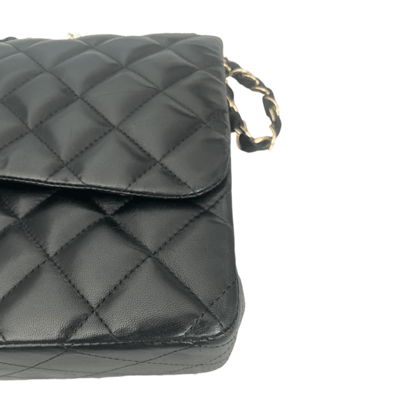 Chanel Black Lambskin Classic Jumbo Single Flap Bag - Image 4