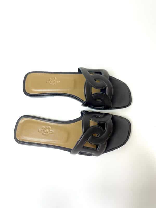 Hermes Aloha Sandal black 36 EU - Image 2