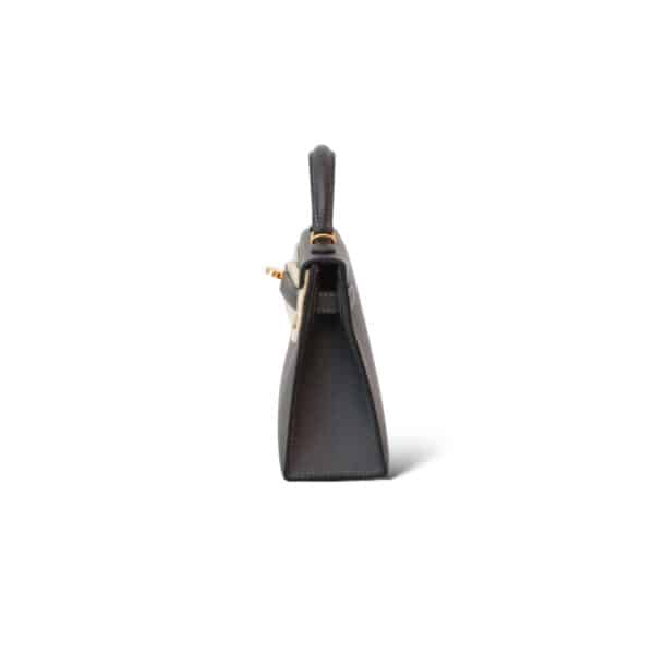 Hermes Mini Kelly Graphite GHW - Image 5