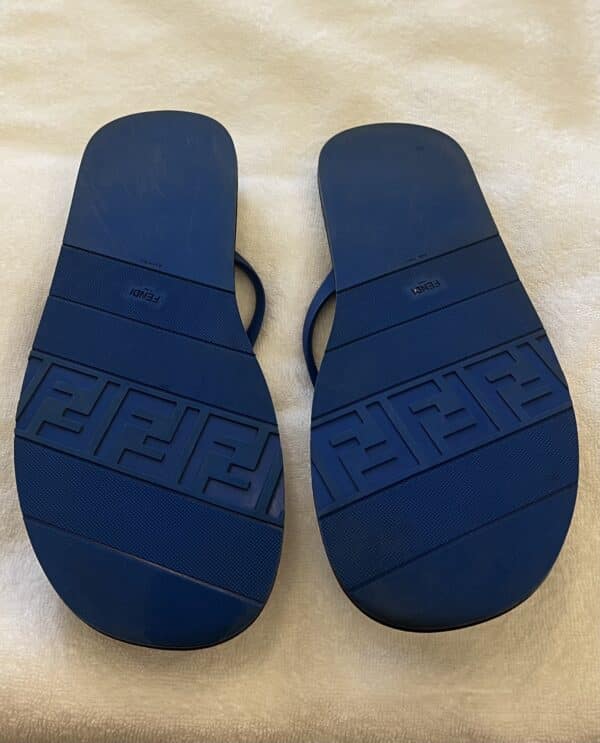 Fendi blue flip flop Men’s sandals size 46 EU - Image 2