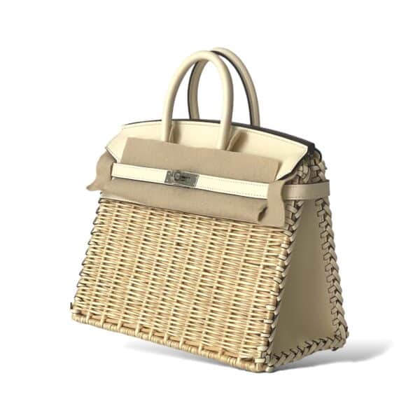 Hermes Birkin 25 Picnic Sellier Swift PHW - Image 3