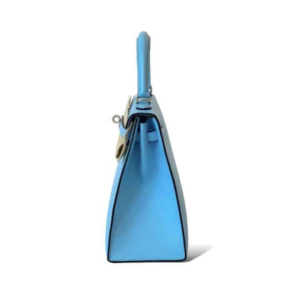 Hermes Kelly 25 Bleu Céleste PHW - Image 4
