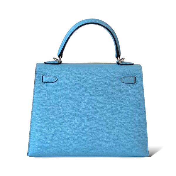Hermes Kelly 25 Bleu Céleste PHW - Image 5
