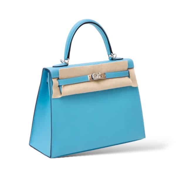 Hermes Kelly 25 Bleu Du Nord PHW - Image 3