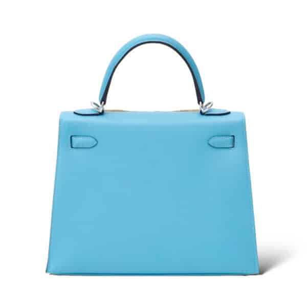 Hermes Kelly 25 Bleu Du Nord PHW - Image 2
