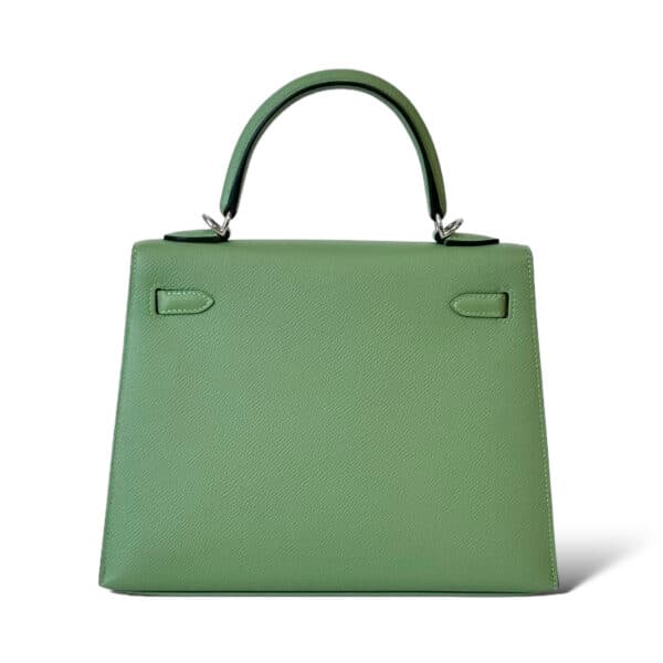 Hermes Kelly 25 Sellier Vert Criquet PHW - Image 2