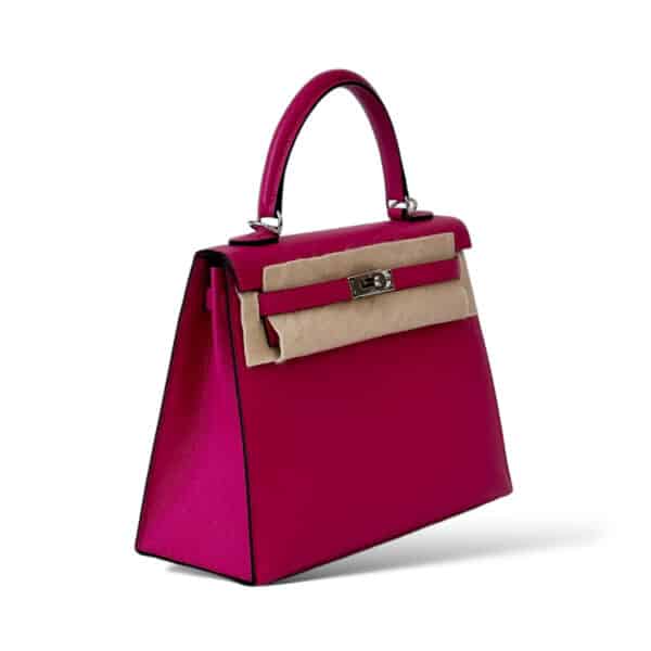 Hermes Kelly 25 Rose Mexico PHW - Image 4