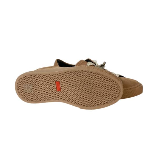 Hermes Day Sneakers 38.5 Gold PHW - Image 3