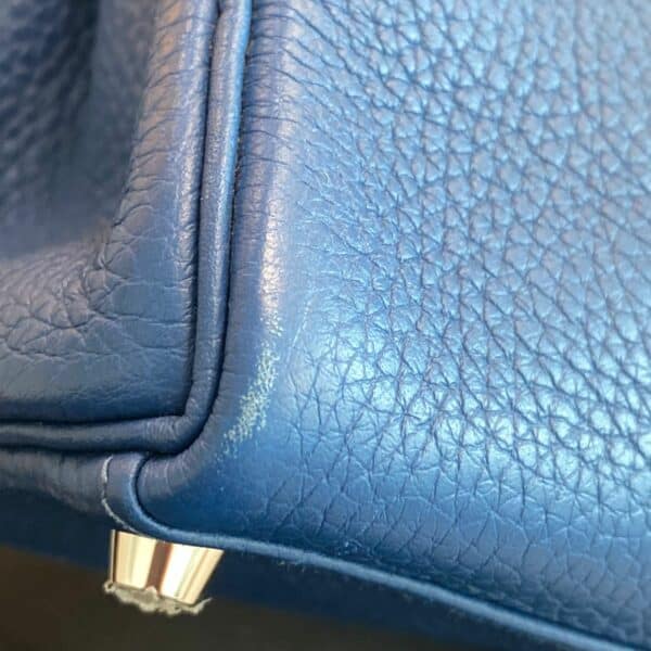 Hermes Kelly 28 Deep Blue PHW - Image 7