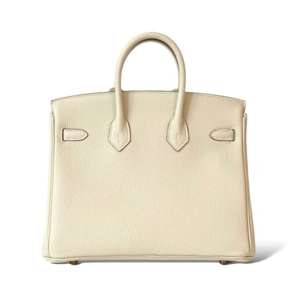 Hermes Birkin 25 Craie Togo RGHW - Image 5