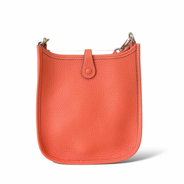 Hermes Mini Evelyne Flamingo PHW - Image 4