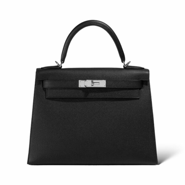 Hermes Kelly 25 Black PHW