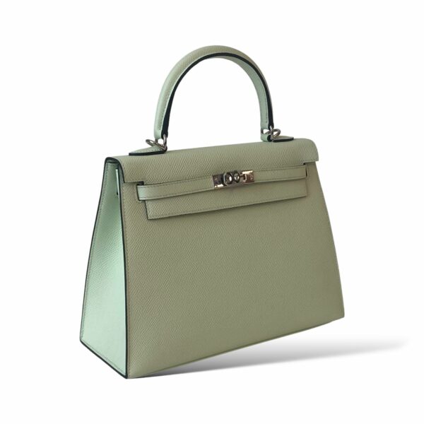 Hermes Kelly 25 Vert Fizz PHW - Image 2