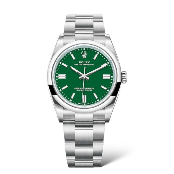 Rolex Oyster Perpetual 36mm 126000 Green Dial Oystersteel Oyster Bracelet