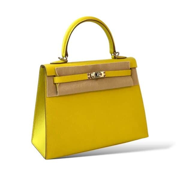 Hermes Kelly 25 Lime PHW - Image 2