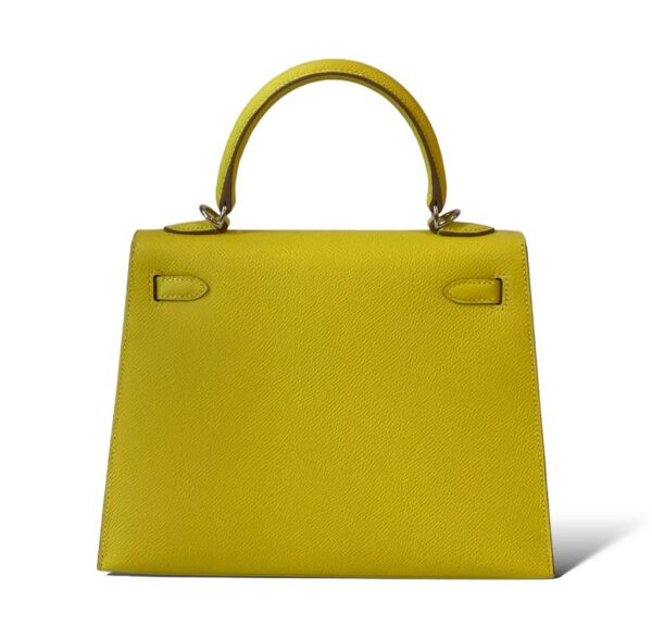 Hermes Kelly 25 Lime PHW - Image 4