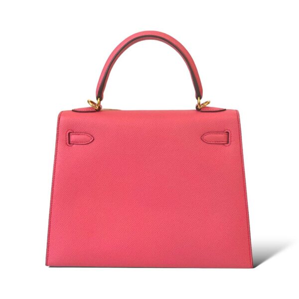 Hermes Kelly 25 Rose Azalee GHW - Image 4