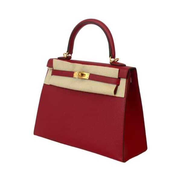 Hermes Kelly 25 Rouge Piment GHW - Image 2