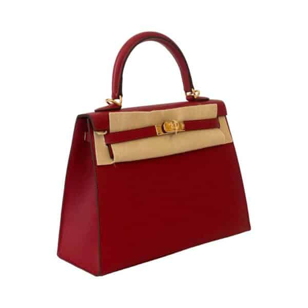 Hermes Kelly 25 Rouge Piment GHW - Image 3