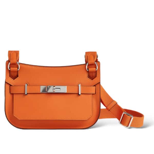 Hermes Mini Jypsiere Orange PHW