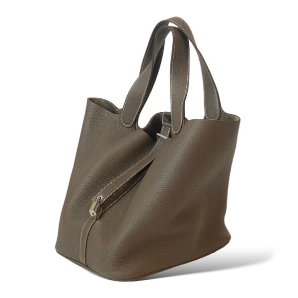 Hermes Picotin 26 Etoupe PHW - Image 3