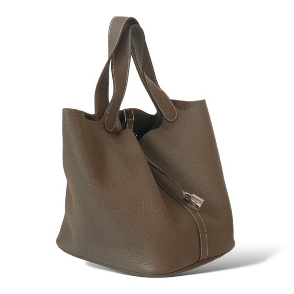 Hermes Picotin 26 Etoupe PHW - Image 2