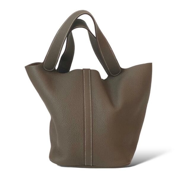 Hermes Picotin 26 Etoupe PHW - Image 4
