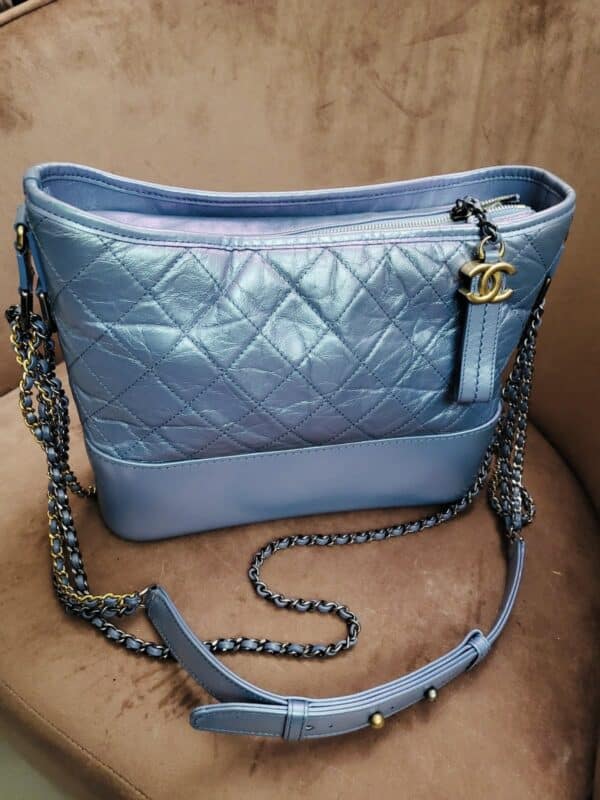 Chanel Gabrielle Blue Medium Bag - Image 2