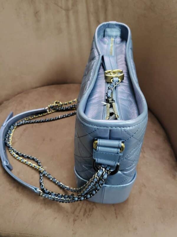 Chanel Gabrielle Blue Medium Bag - Image 4