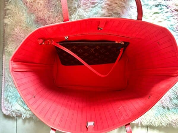 Louis Vuitton Monogram Totem Neo Neverfull MM Flamingo Bag - Image 6