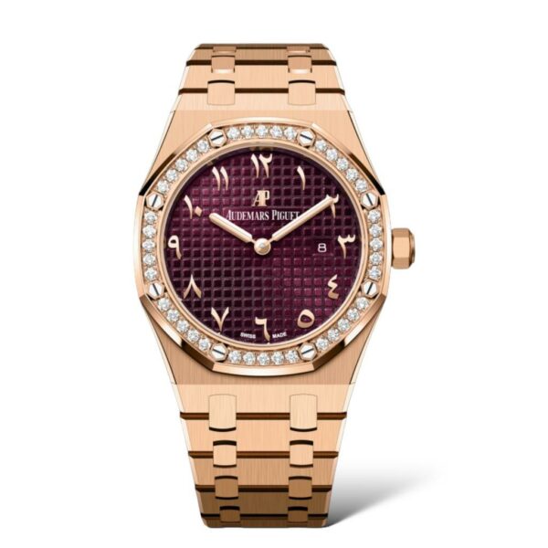 Audemars Piguet Royal Oak 33mm 67651OR.ZZ.1261OR.06 Qatar Special Edition Burgundy Dial