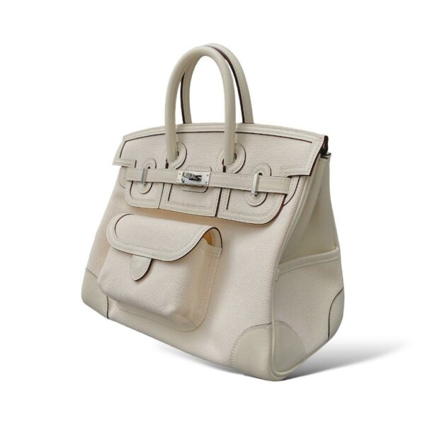 Hermes Birkin 25 Cargo Ecru/Nata PHW - Image 3