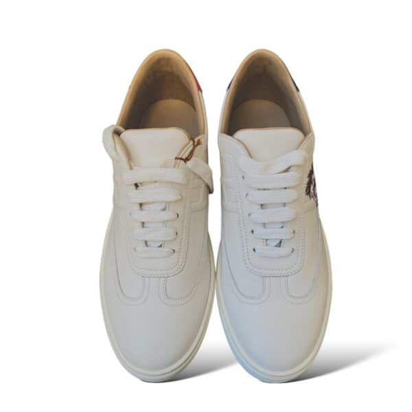 Hermes Quicker 38.5 EU White Pegase Pop Print Sneakers - Image 5