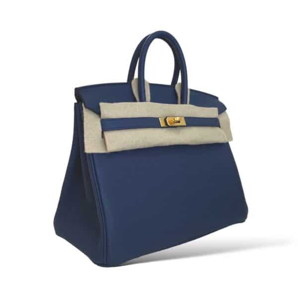 Hermes Birkin 25 Navy Blue Togo GHW - Image 2