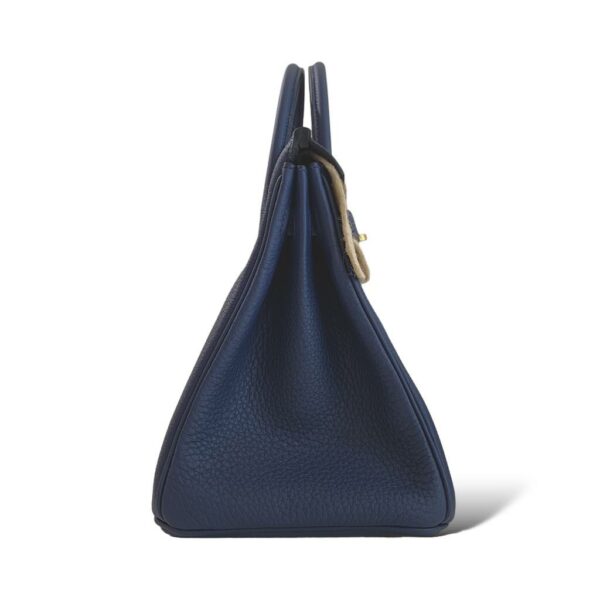 Hermes Birkin 25 Navy Blue Togo GHW - Image 3