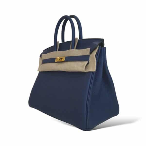 Hermes Birkin 25 Navy Blue Togo GHW - Image 5