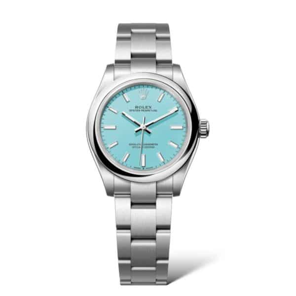 Rolex Oyster Perpetual 31mm 277200 Oystersteel Turquoise Blue Dial Oyster Bracelet