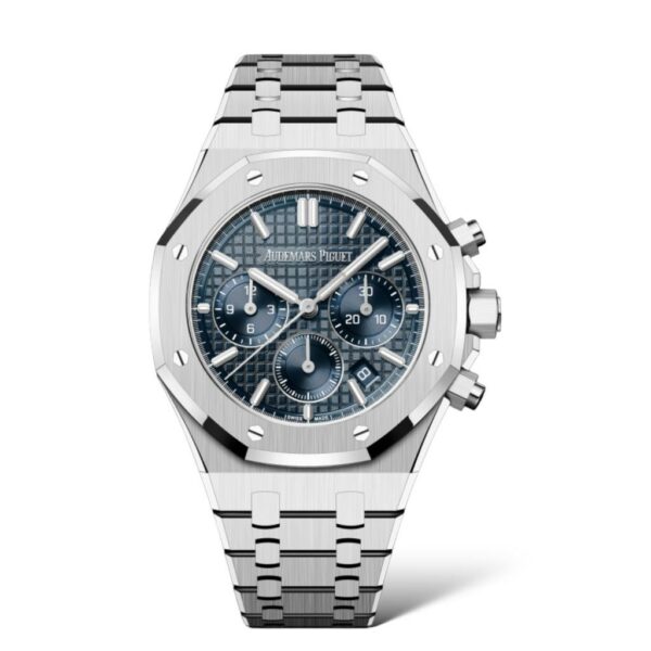 Audemars Piguet Royal Oak 38mm 26715ST.OO.1356ST.01 Selfwinding Chronograph “Grande Tapisserie” Dial Iconic Bleu Nuit Nuage 50 hue