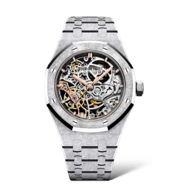 Audemars Piguet Royal Oak 37mm 15466BC.GG.1259BC.01 Double Balance Wheel Openworked White Gold Frosted