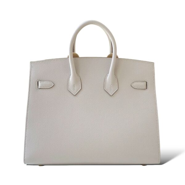 Hermes Birkin 25 Gris Pale Epsom GHW - Image 3