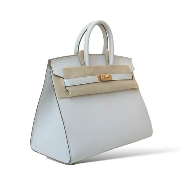 Hermes Birkin 25 Gris Pale Epsom GHW - Image 2