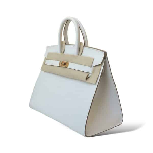 Hermes Birkin 25 Gris Pale Epsom GHW - Image 5