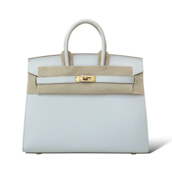 Hermes Birkin 25 Gris Pale Epsom GHW