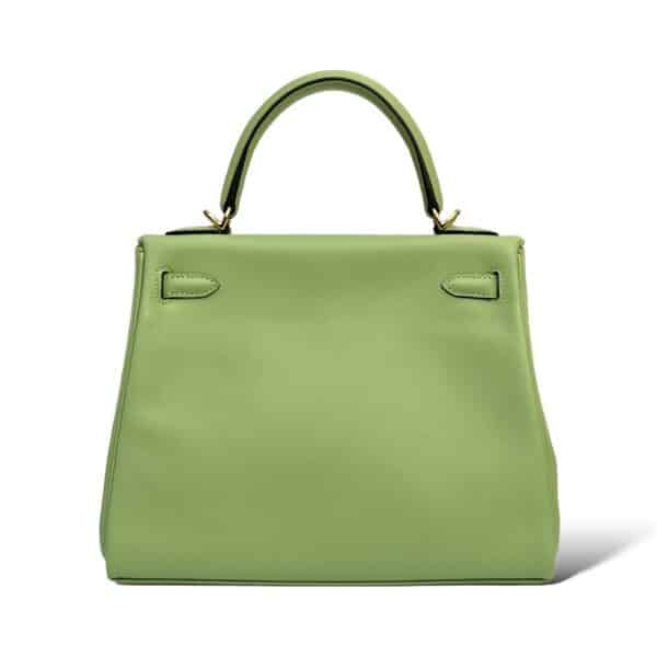 Hermes Kelly 25 Vert Criquet Swift GHW - Image 4