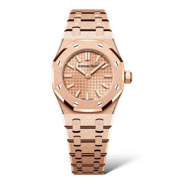 Audemars Piguet Mini Royal Oak 23mm 67630OR.GG.1312OR.01 Frosted Rose Gold Quartz