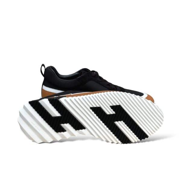 Hermes Bouncing 38 EU Multicolore Noir Sneakers - Image 2