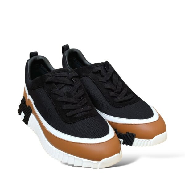 Hermes Bouncing 38 EU Multicolore Noir Sneakers - Image 3
