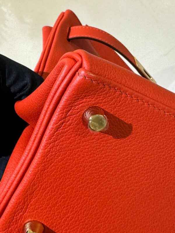 Hermes Kelly 32 Capucine Evercolor GHW - Image 7